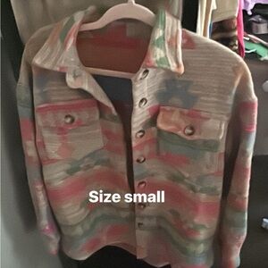Multicolor Button-Up Shirt - Size Small